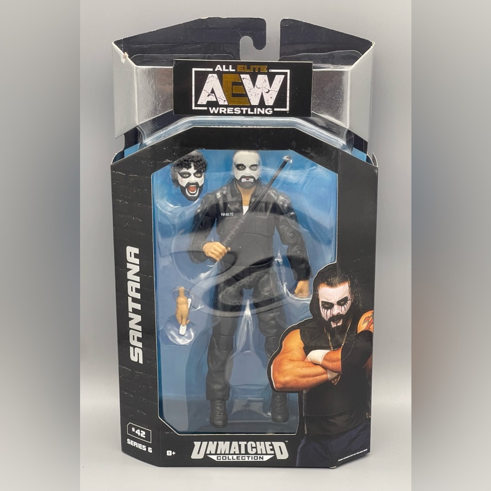 AEW Unmatched Collection Santana #42 Series 6 All Elite Wrestling Figure WWE NEW